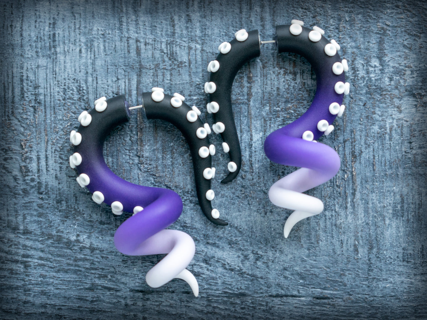 Ursula Octopus Earrings, Sea Witch Cosplay Jewelry, Halloween Tentacle Earrings