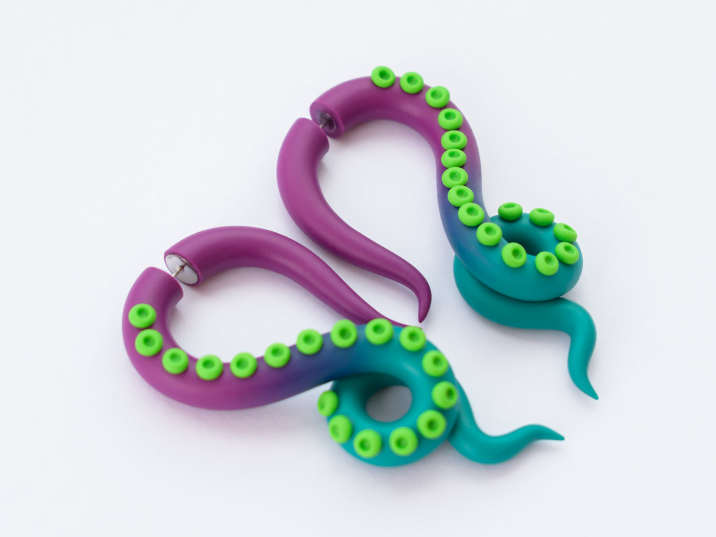 Ursula Earrings, Kraken Fake Gauges, Cosplay Octopus Earrings