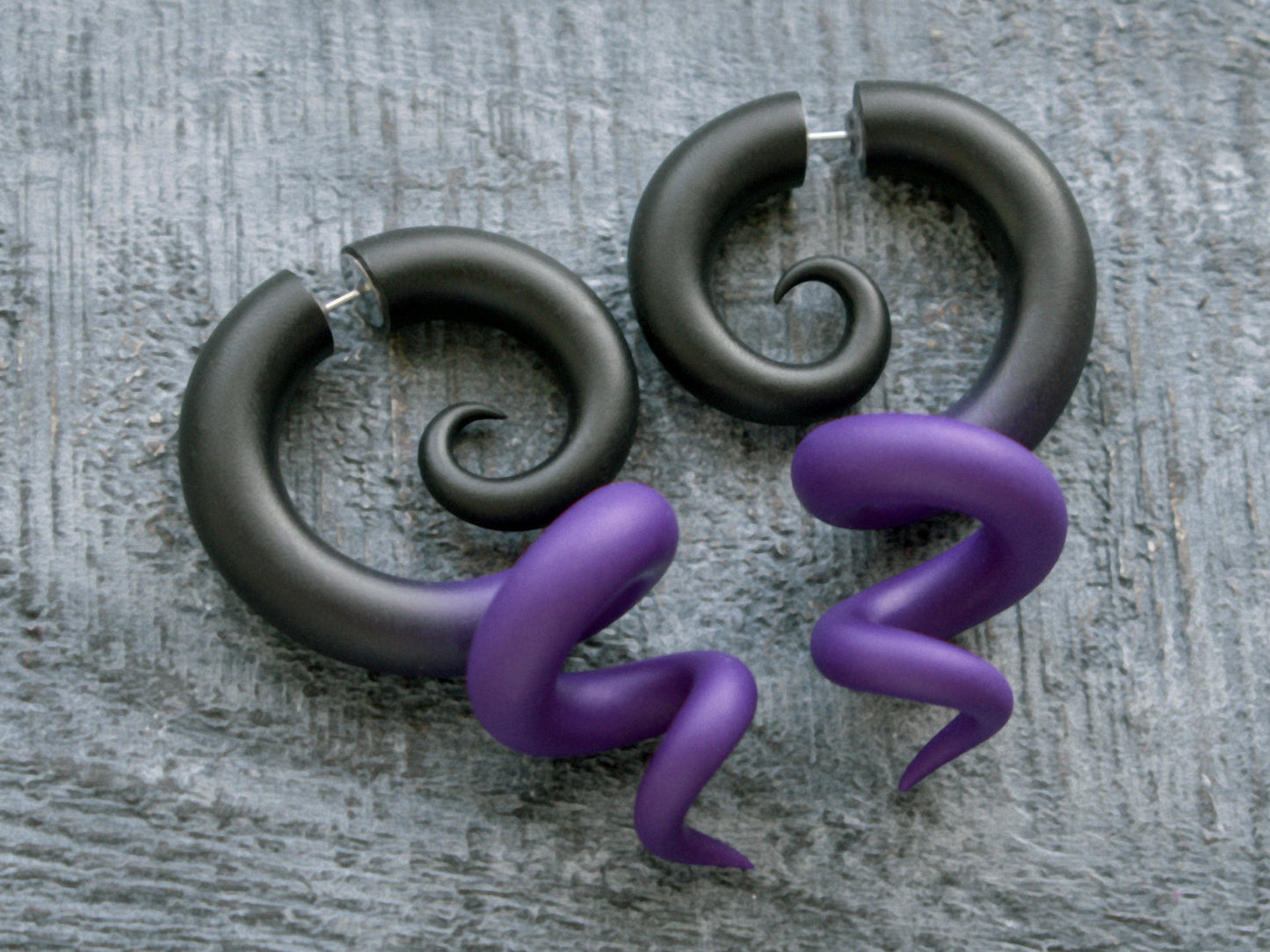 Ursula Fake Gauges, Cosplay Costume Accessories, Octopus Tentacle Earrings