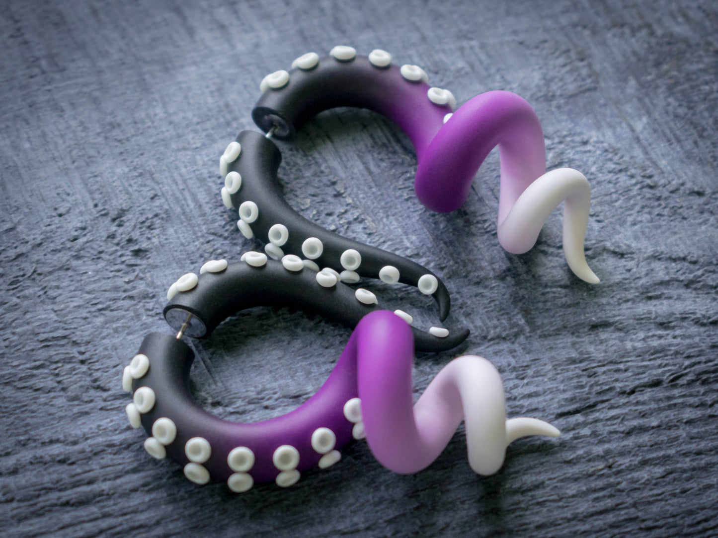 Ursula Tentacle Earrings, Halloween Costume Jewelry, Sea Witch Cosplay Accessories